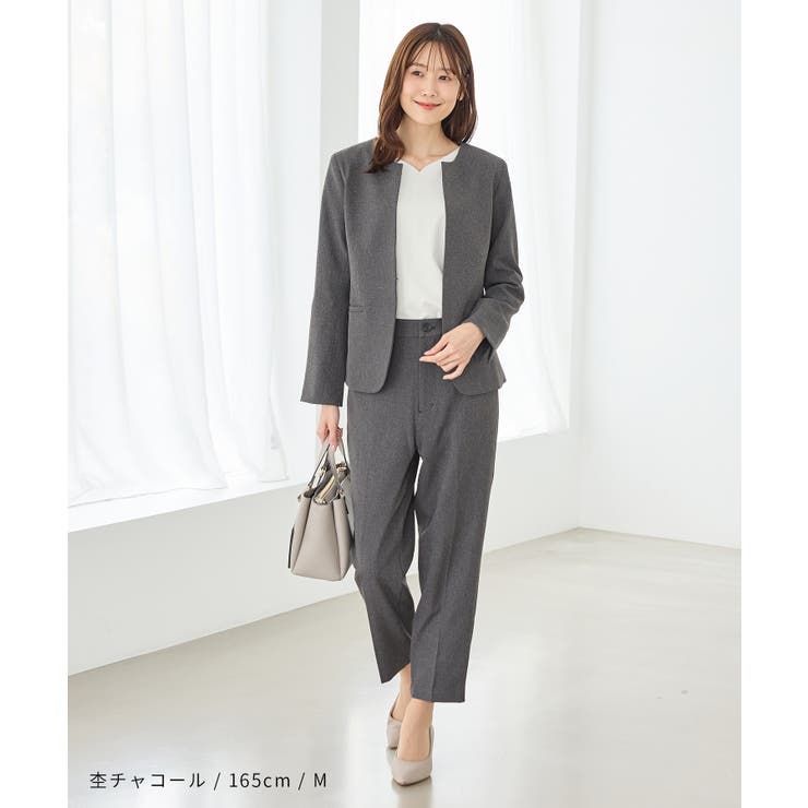 アウター ジャケット カラーレスジャケット | Honeys | 詳細画像8 