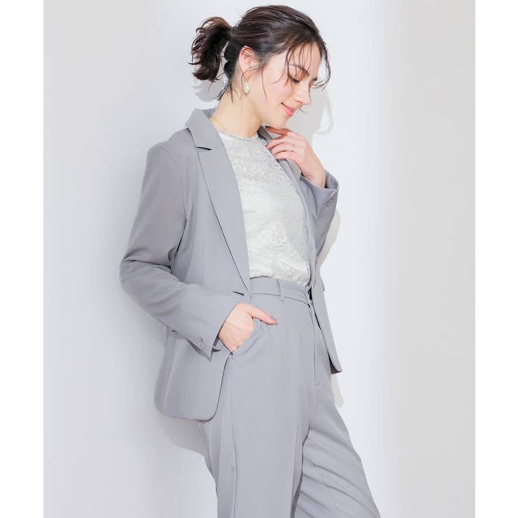 杢グレー | アウター ジャケット セットアップ | Honeys