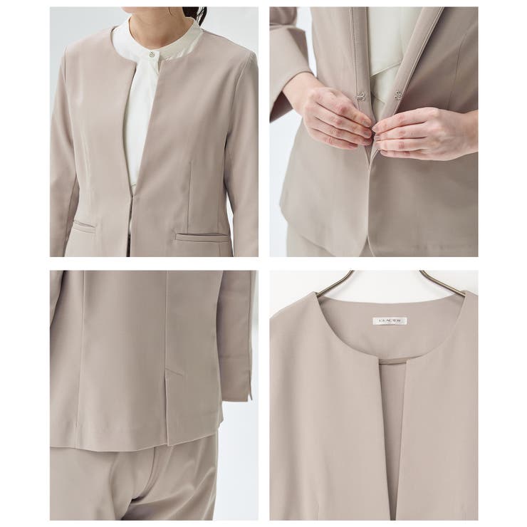 アウター ジャケット カラーレス | Honeys | 詳細画像16 