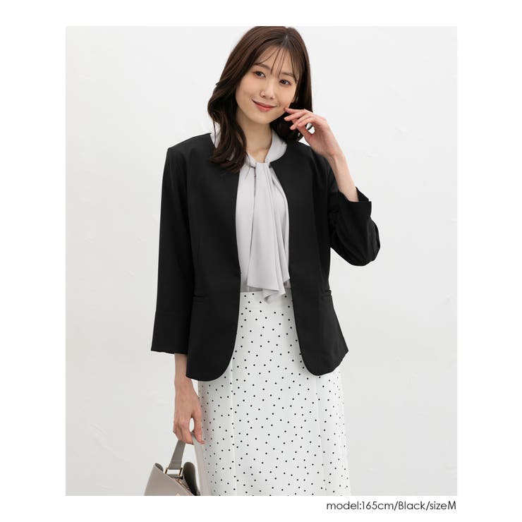 アウター ジャケット カラーレス | Honeys | 詳細画像6 