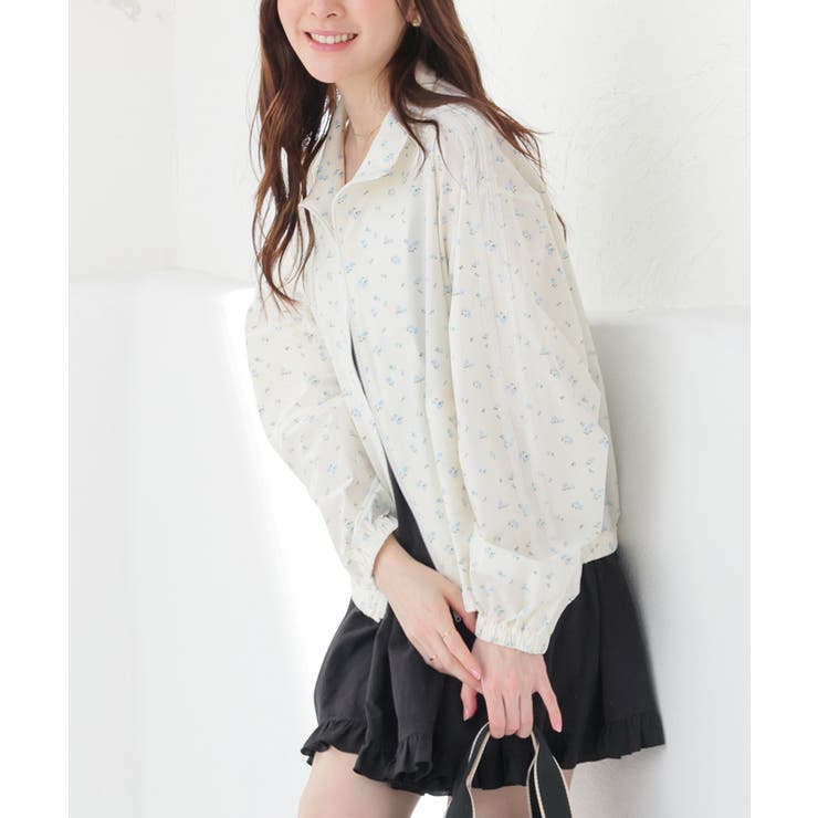 オフ花柄 | アウター ジャンパー ブルゾン | Honeys