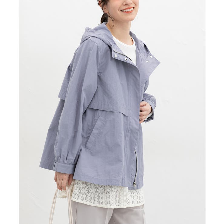 スモーキーブルー | アウター ジャンパー ブルゾン | Honeys