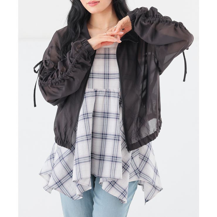 ブラック | アウター ジャンパー ブルゾン | Honeys