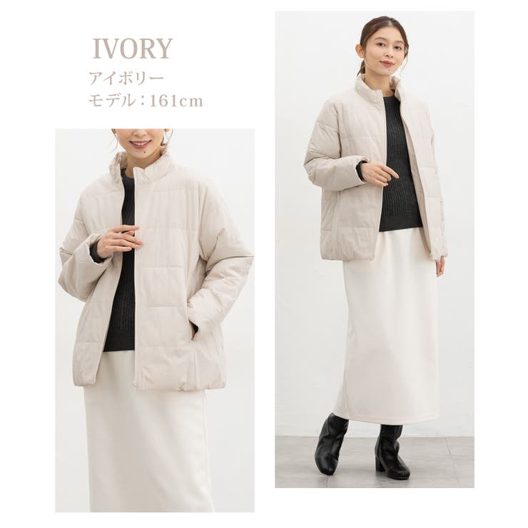 アウター ファイバーダウン 大きいサイズ | Honeys | 詳細画像6 