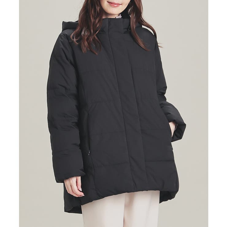 ブラック | アウター コート ファイバーダウン | Honeys