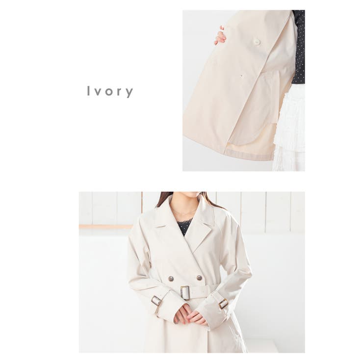 アウター コート トレンチコート | Honeys | 詳細画像10 