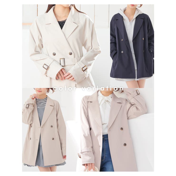 アウター コート トレンチコート | Honeys | 詳細画像3 