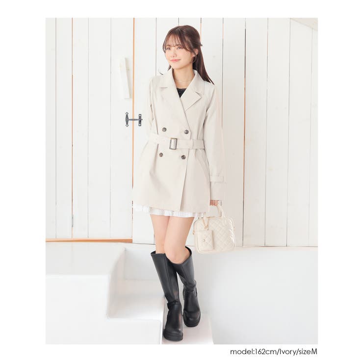 アウター コート トレンチコート | Honeys | 詳細画像9 