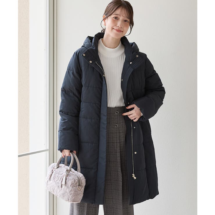 ネイビー | アウター コート ロングコート | Honeys
