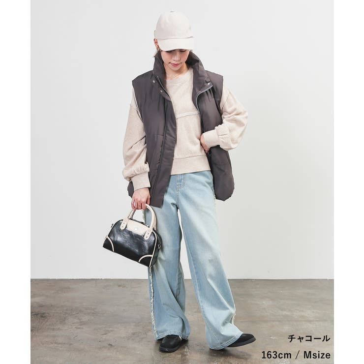 アウター ベスト はっ水 | Honeys | 詳細画像11 