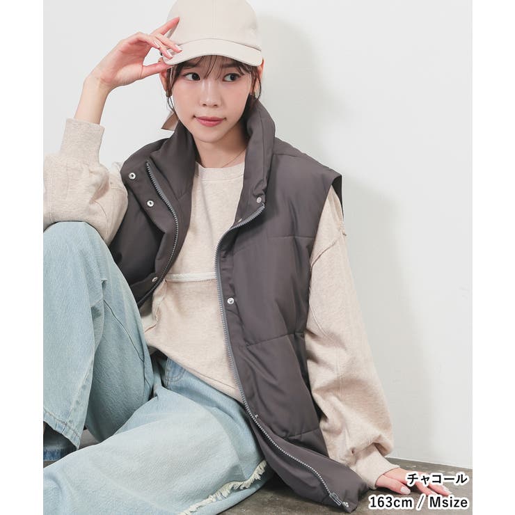 アウター ベスト はっ水 | Honeys | 詳細画像13 