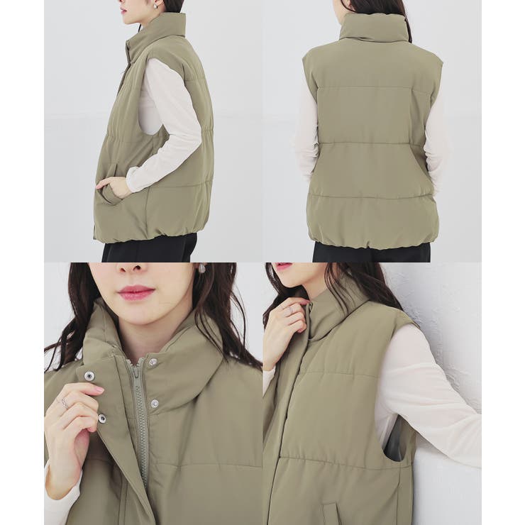 アウター ベスト はっ水 | Honeys | 詳細画像15 