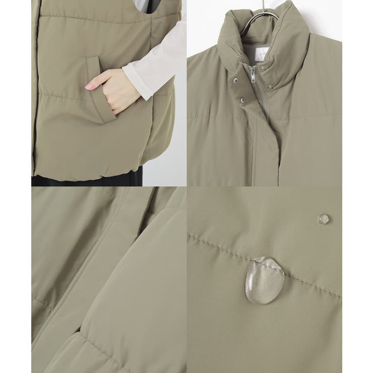 アウター ベスト はっ水 | Honeys | 詳細画像16 