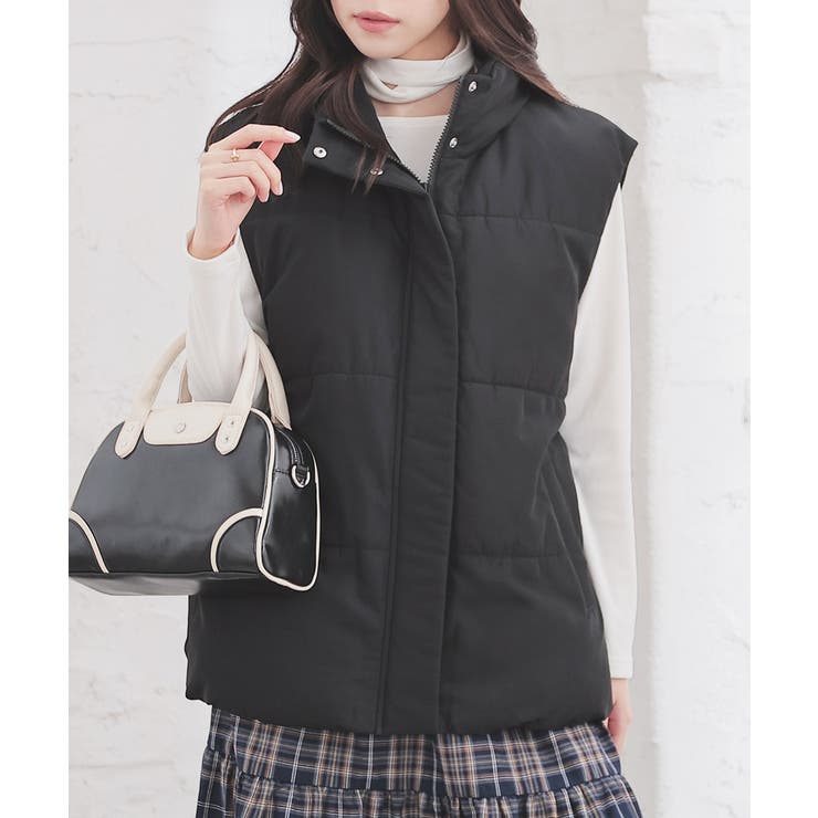 ブラック | アウター ベスト はっ水 | Honeys