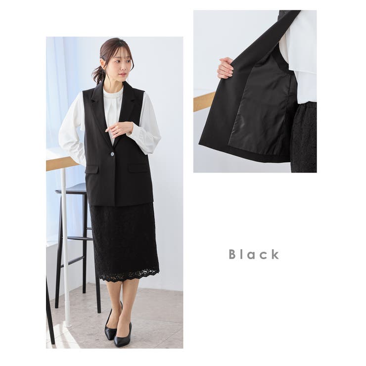 アウター ジレ セットアップ | Honeys | 詳細画像10 