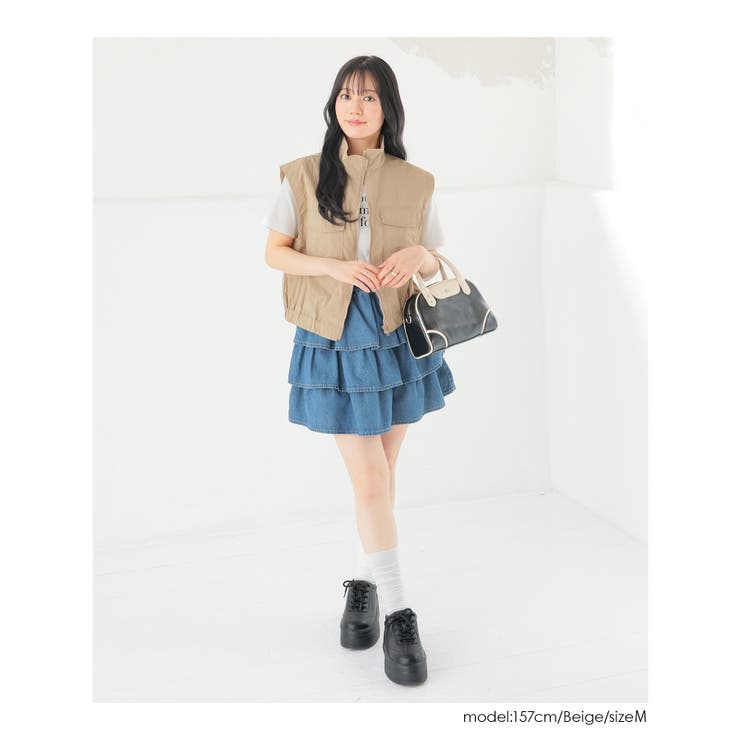 アウター ベスト ジレ | Honeys | 詳細画像9 