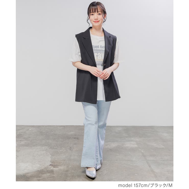 アウター ベスト ジレ | Honeys | 詳細画像3 