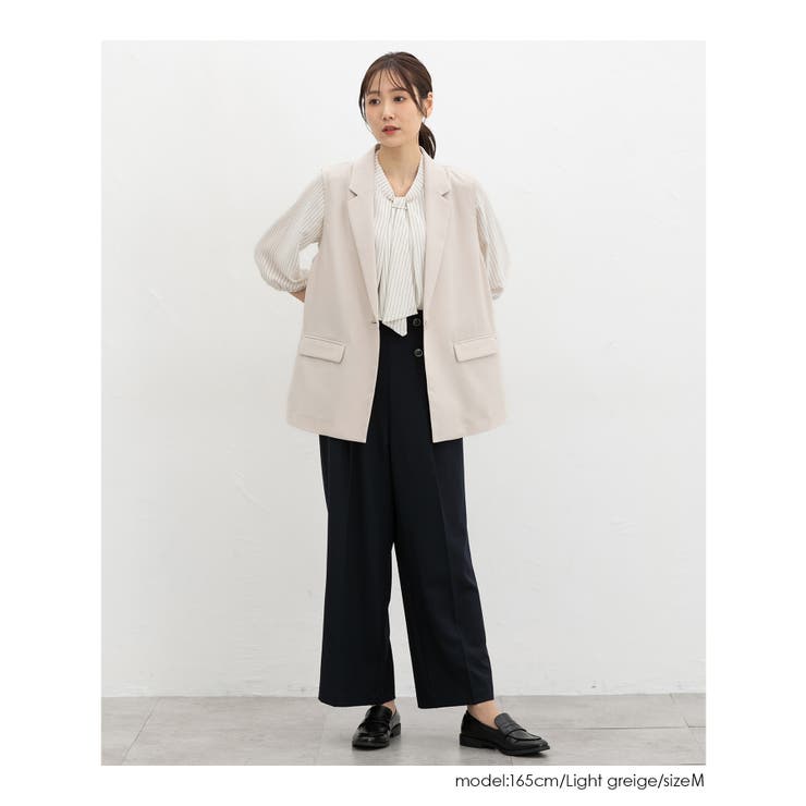 アウター ジレ ベスト | Honeys | 詳細画像12 