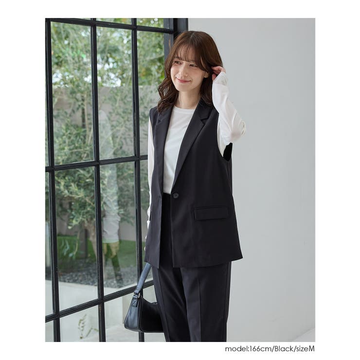 アウター ジレ ベスト | Honeys | 詳細画像5 