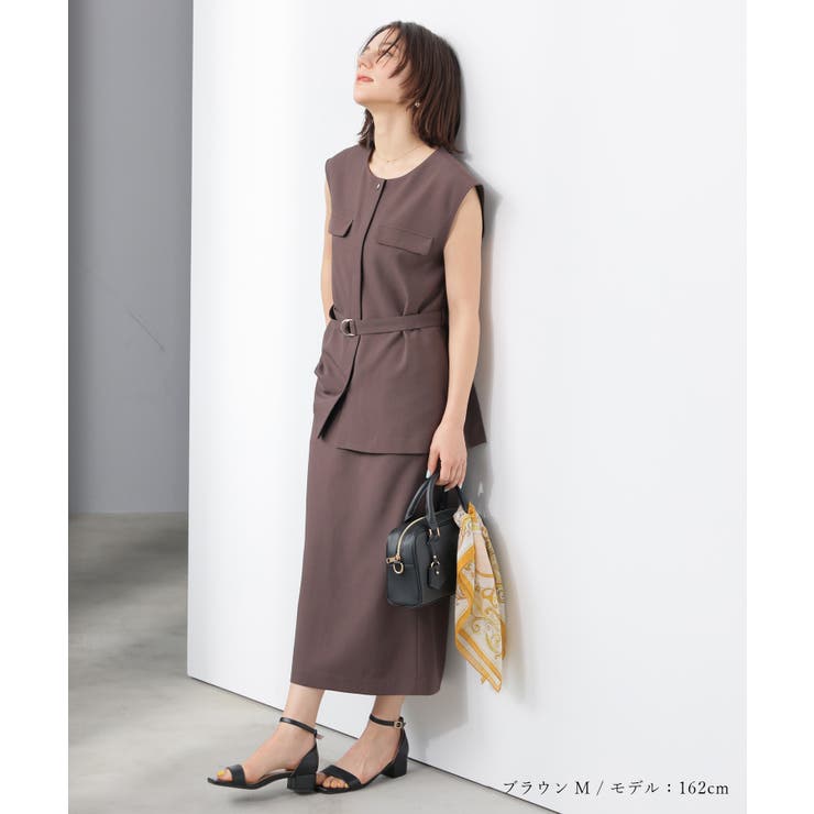 アウター ジレ ベスト | Honeys | 詳細画像8 