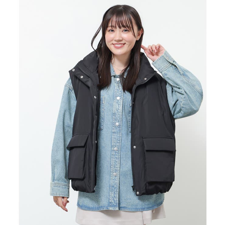 アウター ベスト はっ水 | Honeys | 詳細画像8 