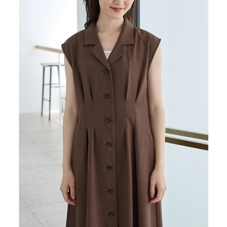 ワンピース ノースリーブ ロング丈 | Honeys | 詳細画像16 