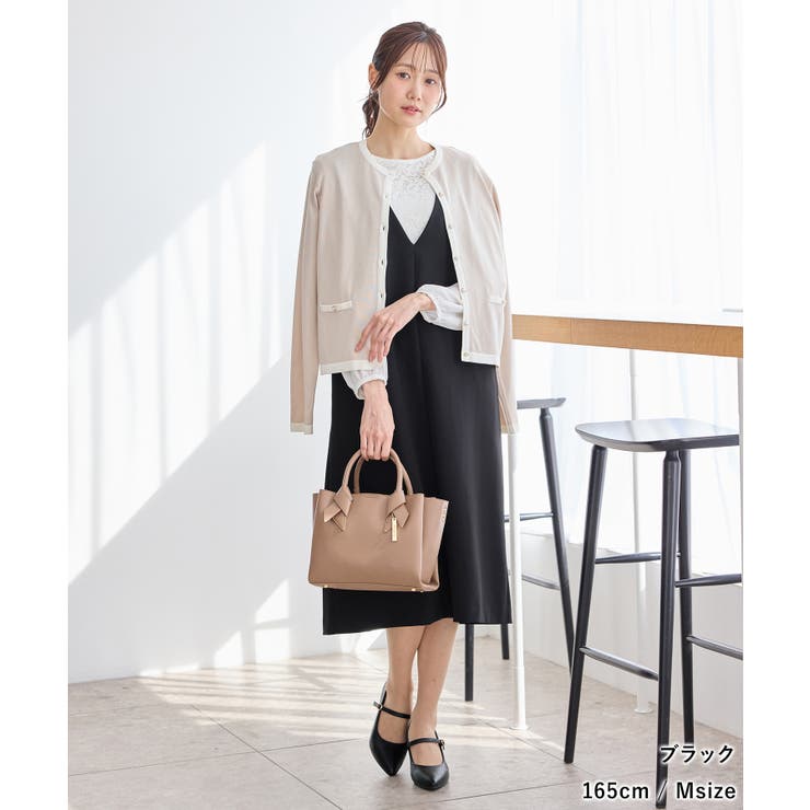 ワンピース ジャンスカ ノースリーブ | Honeys | 詳細画像4 