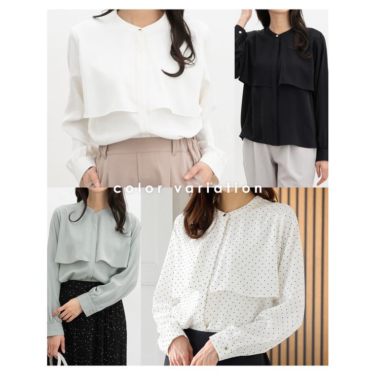 トップス ブラウス 長袖 | Honeys | 詳細画像3 