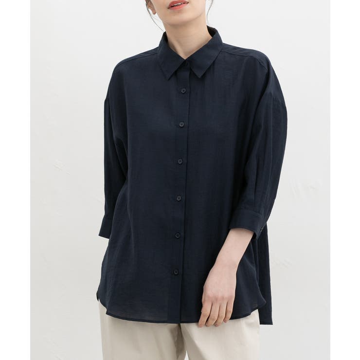 ネイビー | トップス シャツ ブラウス | Honeys