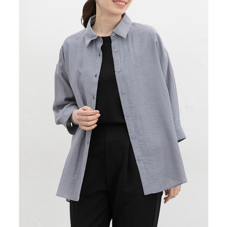 ブルーグレー | トップス シャツ ブラウス | Honeys