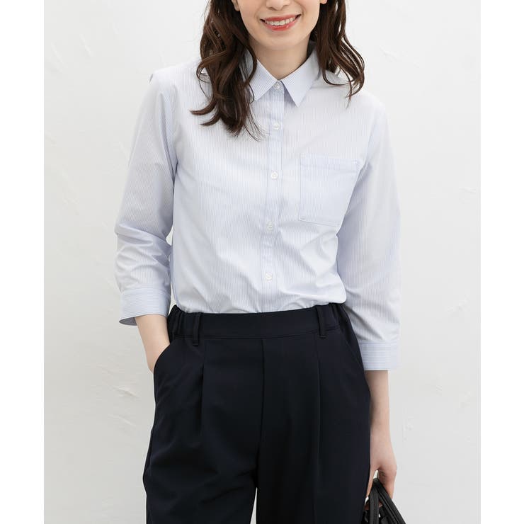 サックス×オフ | トップス シャツ ブラウス | Honeys