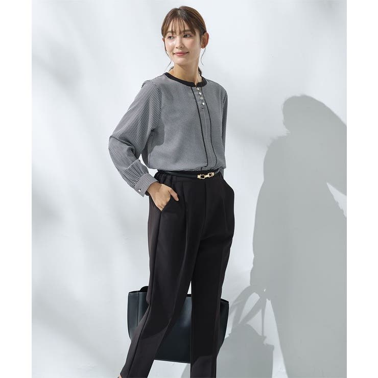 ルネ♡ブラウス パウダーサテン2wayハイネックブラウス/le.coeur blanc(ルクールブラン