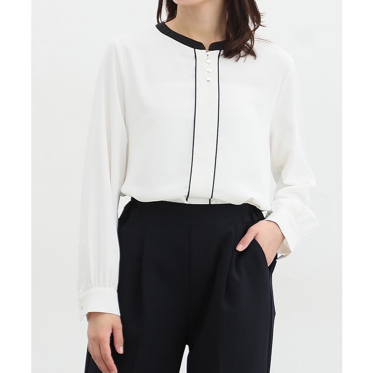 ルネ♡ブラウス トップス ブラウス 長袖[品番：HNSW0009566]｜Honeys（ハニーズ）の