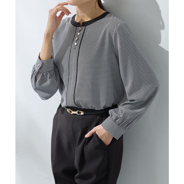 トップス ブラウス 長袖[品番：HNSW0009566]｜Honeys（ハニーズ）の