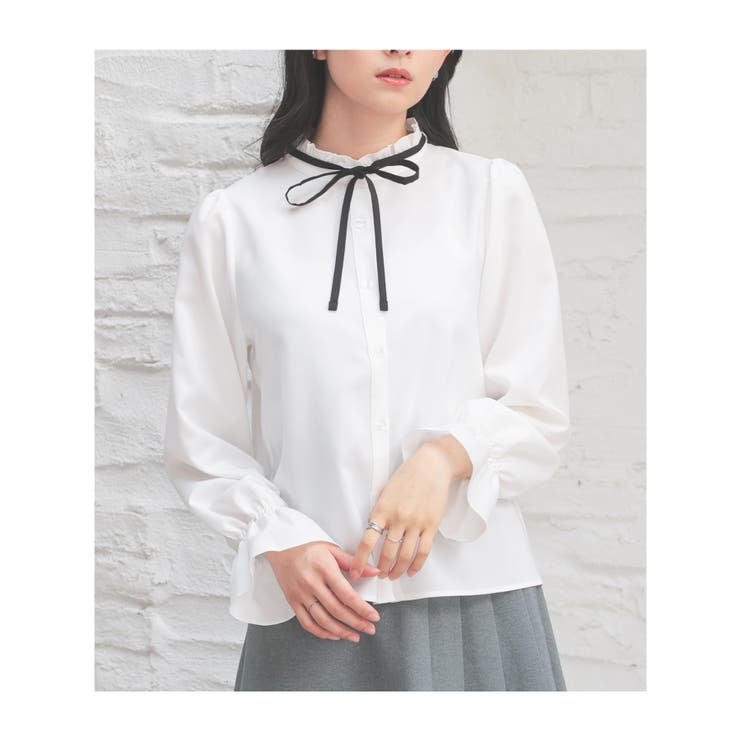 トップス ブラウス 長袖 | Honeys | 詳細画像14 