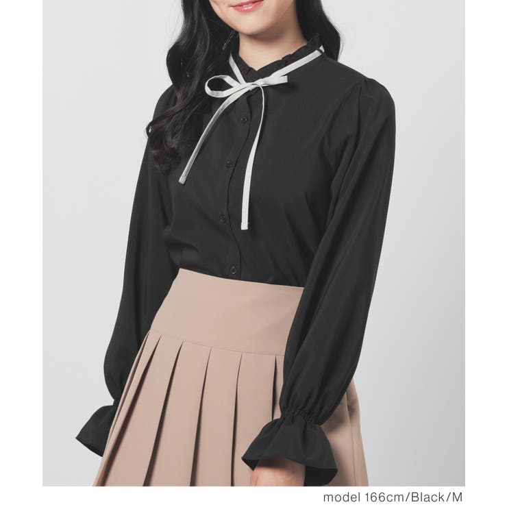 トップス ブラウス 長袖 | Honeys | 詳細画像8 