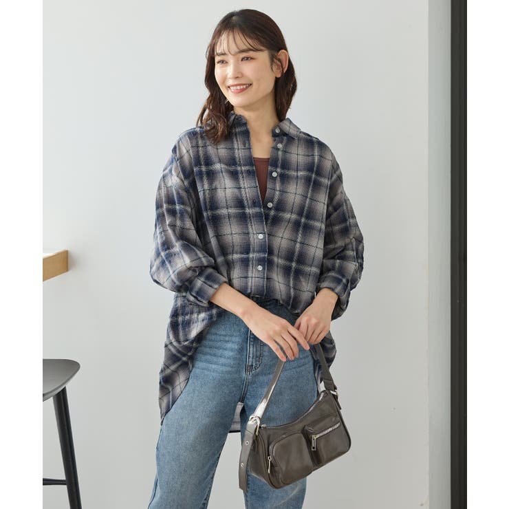 トップス シャツ チュニックシャツ | Honeys | 詳細画像9 