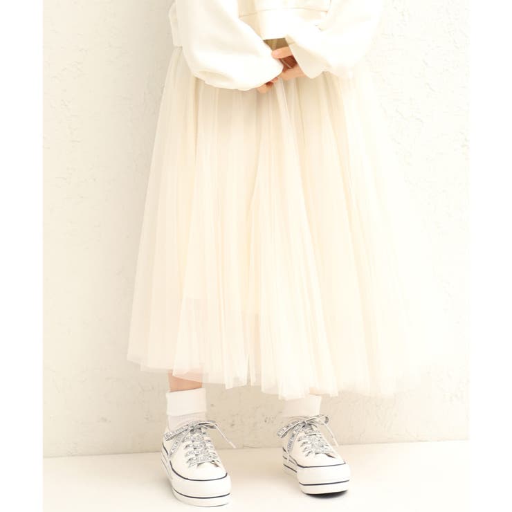 スカート ミモレ丈 チュール 品番 Hnsw Honeys ハニーズ のレディースファッション通販 Shoplist ショップリスト