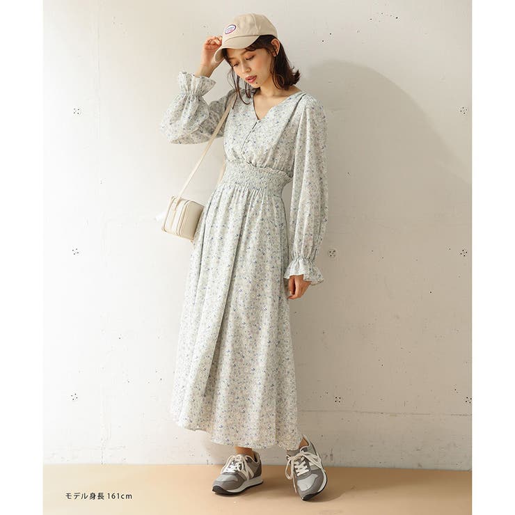 ワンピース Vネック フェミニン 品番 Hnsw Honeys ハニーズ のレディースファッション通販 Shoplist ショップリスト