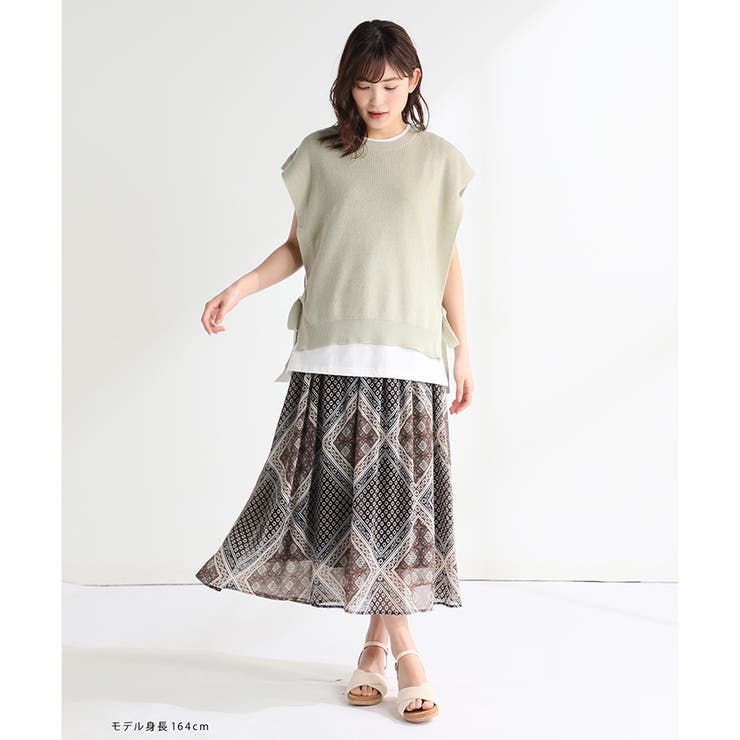 ハニーズ 総柄ロングスカート 品番 Hnsw Honeys ハニーズ のレディースファッション通販 Shoplist ショップリスト