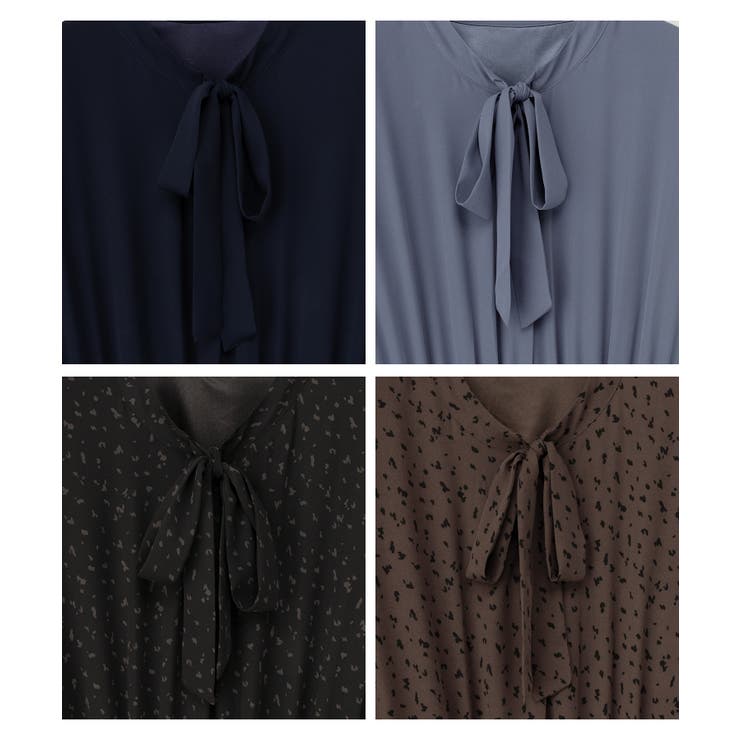 ワンピース 長袖 ロング丈 | Honeys | 詳細画像17 