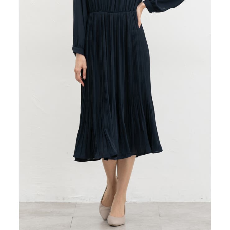 ワンピース 長袖 ロング丈 | Honeys | 詳細画像4 