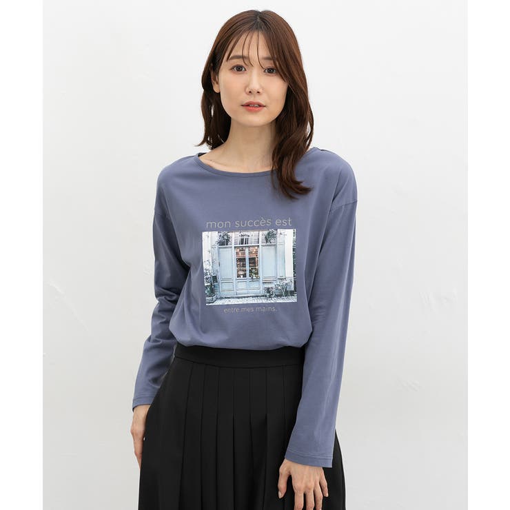 スモーキーブルー | トップス Tシャツ ロンＴ | Honeys