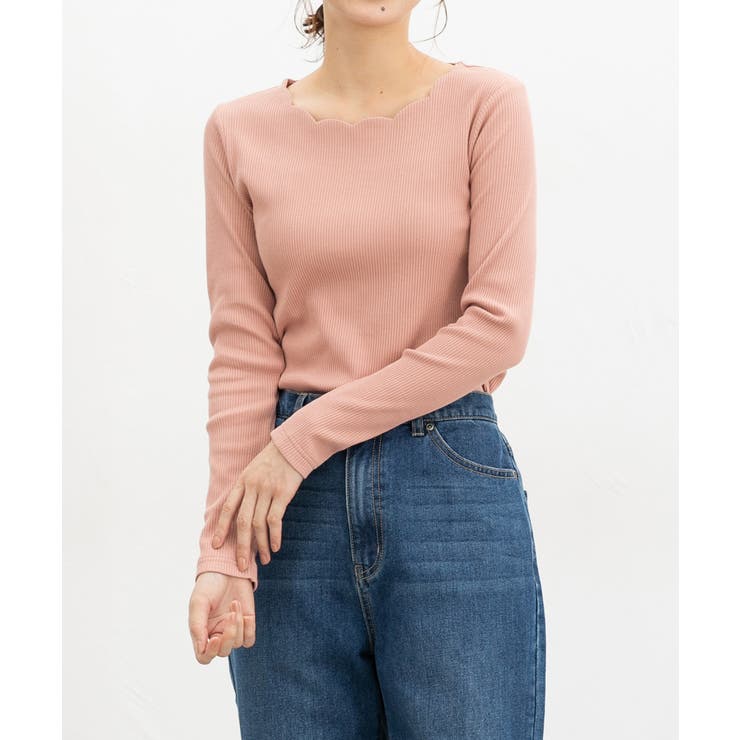 ピンク | トップス カットソー 長袖 | Honeys
