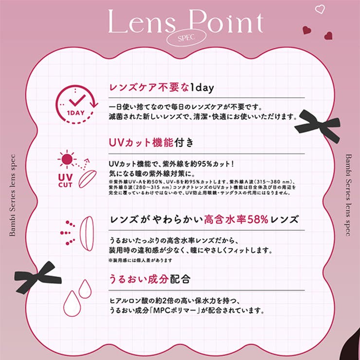 カラコンエンジェルカラーバンビワンデー【1箱10枚入】度あり度なし14.4mmANGELCOLOR1dayUVカットカラーコンタクト