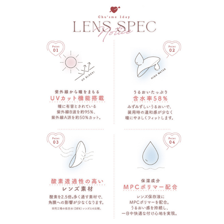 カラコン チューズミー ワンデー | モアコンタクト | 詳細画像9 