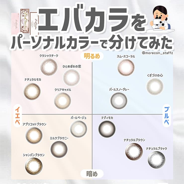 カラコン エバーカラー ワンデー ナチュラル モイストレーベル UV 1箱20枚入 度あり 度なし 14.5mm 新木優子 EverColor 1day UVカット カラーコンタクト