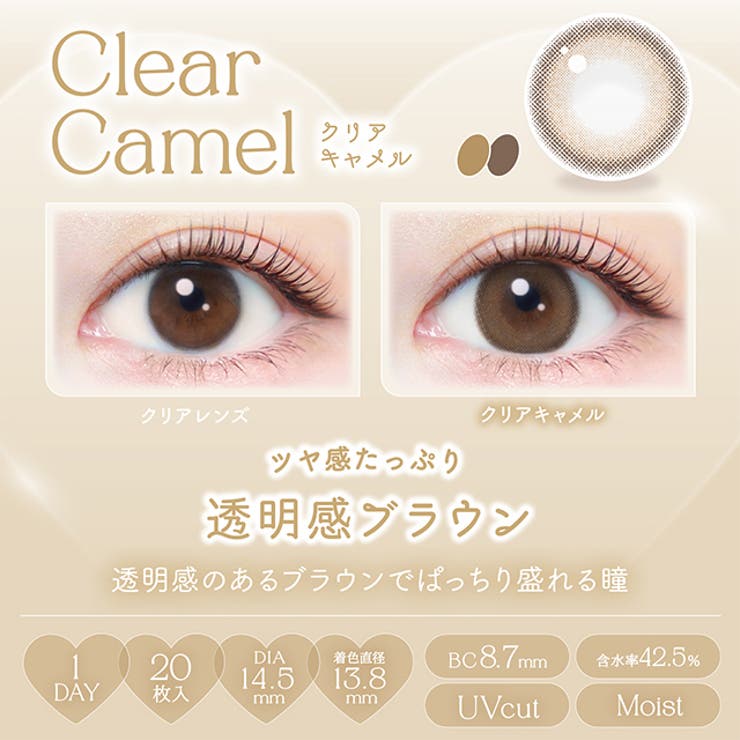 カラコン エバーカラー ワンデー ナチュラル モイストレーベル UV 1箱20枚入 度あり 度なし 14.5mm 新木優子 EverColor 1day UVカット カラーコンタクト