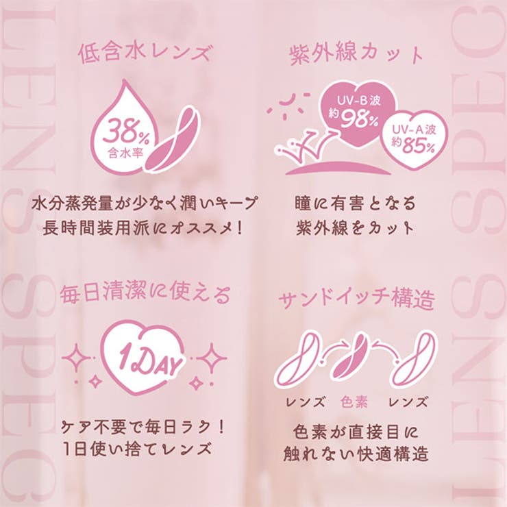 カラコン アイリストワンデー【1箱10枚入】度あり 度なし 14.2mm 14.5mm 新ありな eyelist 1day UVカット 低含水 カラー コンタクト