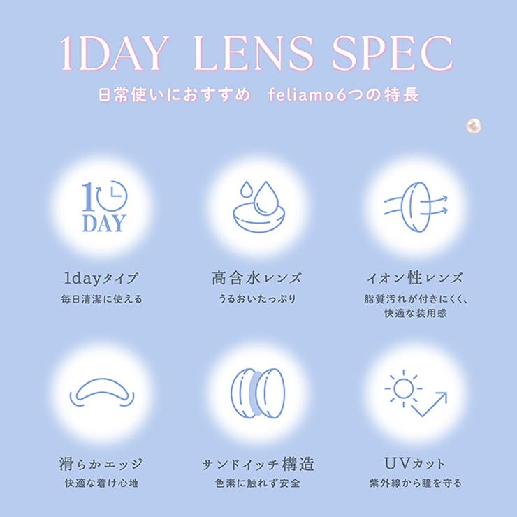 カラコン フェリアモ ワンデー度あり | モアコンタクト | 詳細画像11 